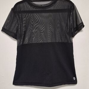 Black Mesh Women's Tee